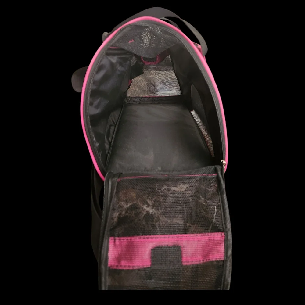 Pink and Black Pet Carrier